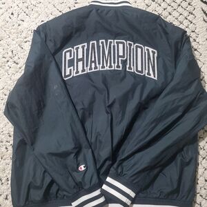 Vintage champion black xl bomber varsity jacket